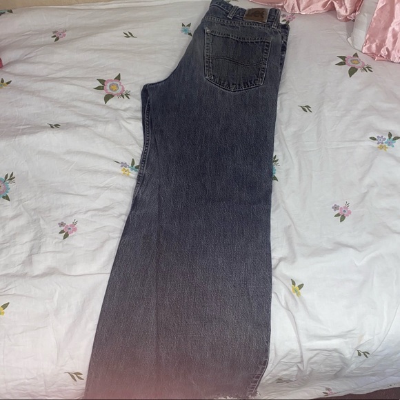 dark washed grey bootcut lee jeans 🔗 - Picture 2 of 5